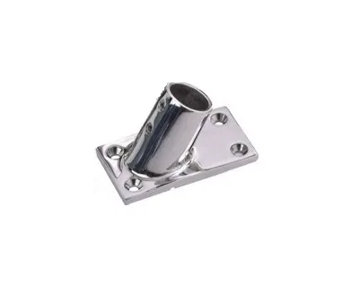 281600-1 – SEA DOG Boat Rail Fitting, 3-1/16 Inch x 1-3/4 Inch Rectangular Base 60 Degree Angle Stainless Steel 7/8 I...